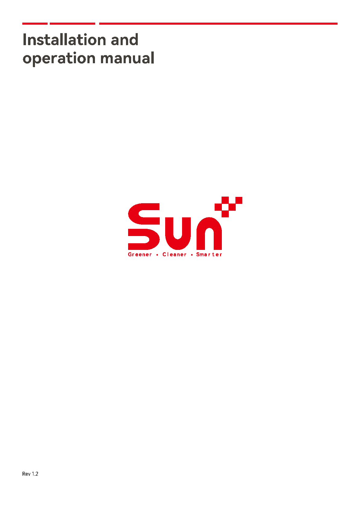 Sunplus PV Module Installation Manual